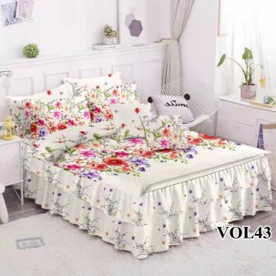 Lenjerie Bumbac Finet cu Volanase Cod VOL43