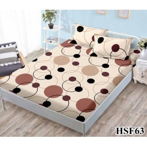 Husa de pat cu elastic + 2 fete perna cod HSF63